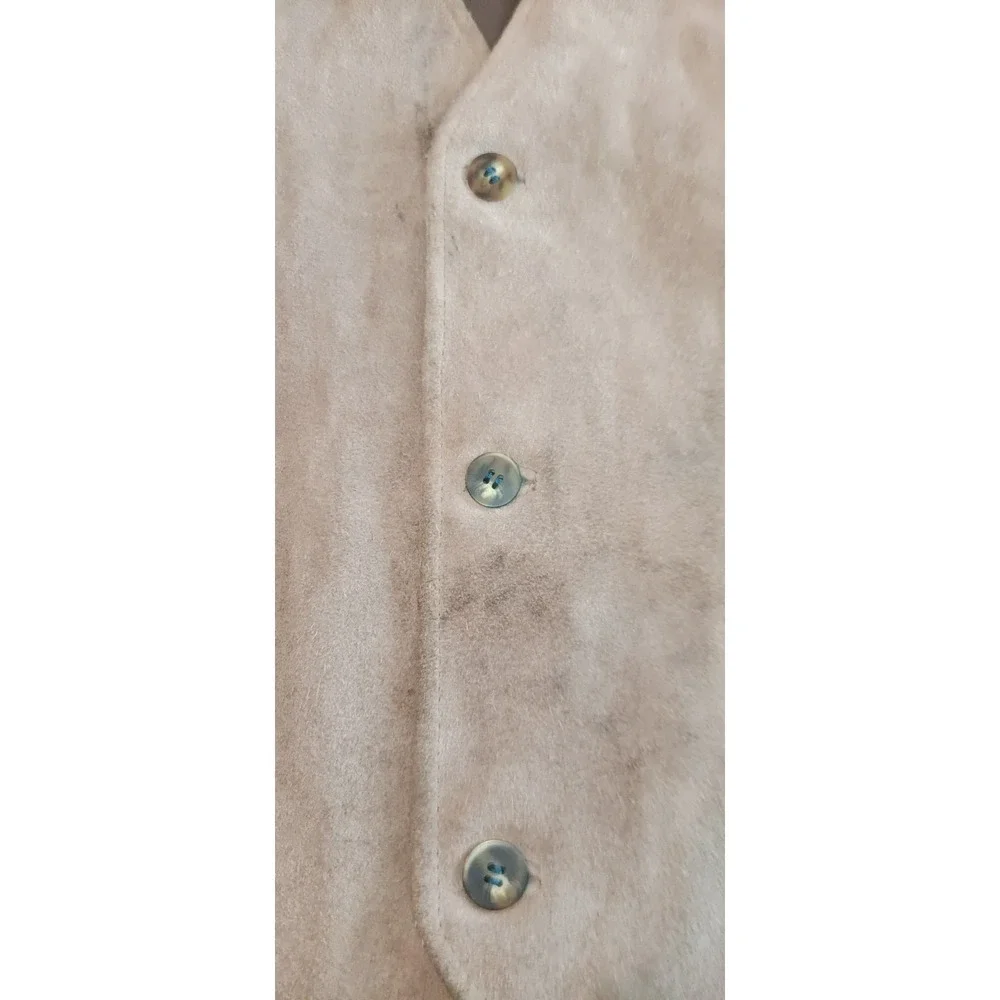 Vintage Redhead Mens Nubuck Leather Vest XL Hunting Western Gorpcore Utility